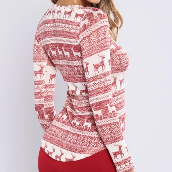 FashionNova Reindeer Sweater - Picture 2 of 3